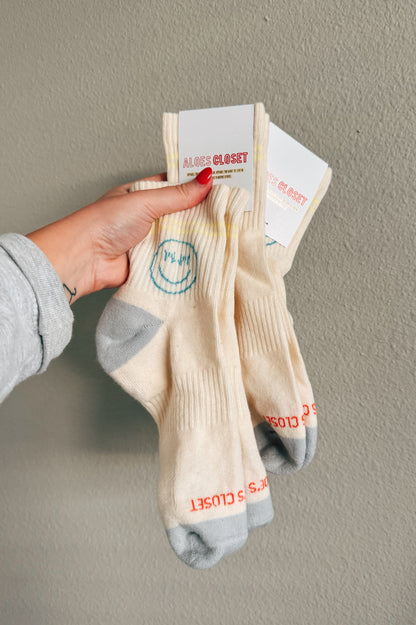 LNS Athletic Crew Socks