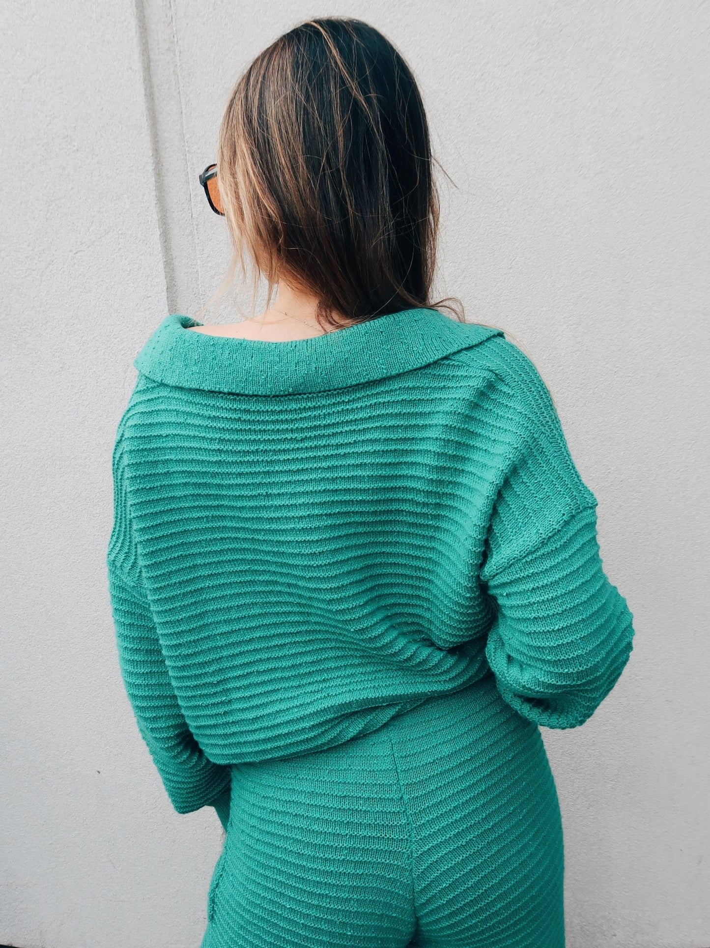 SEAFOAM TOP - Aloe's Closet